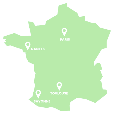 carte france vert